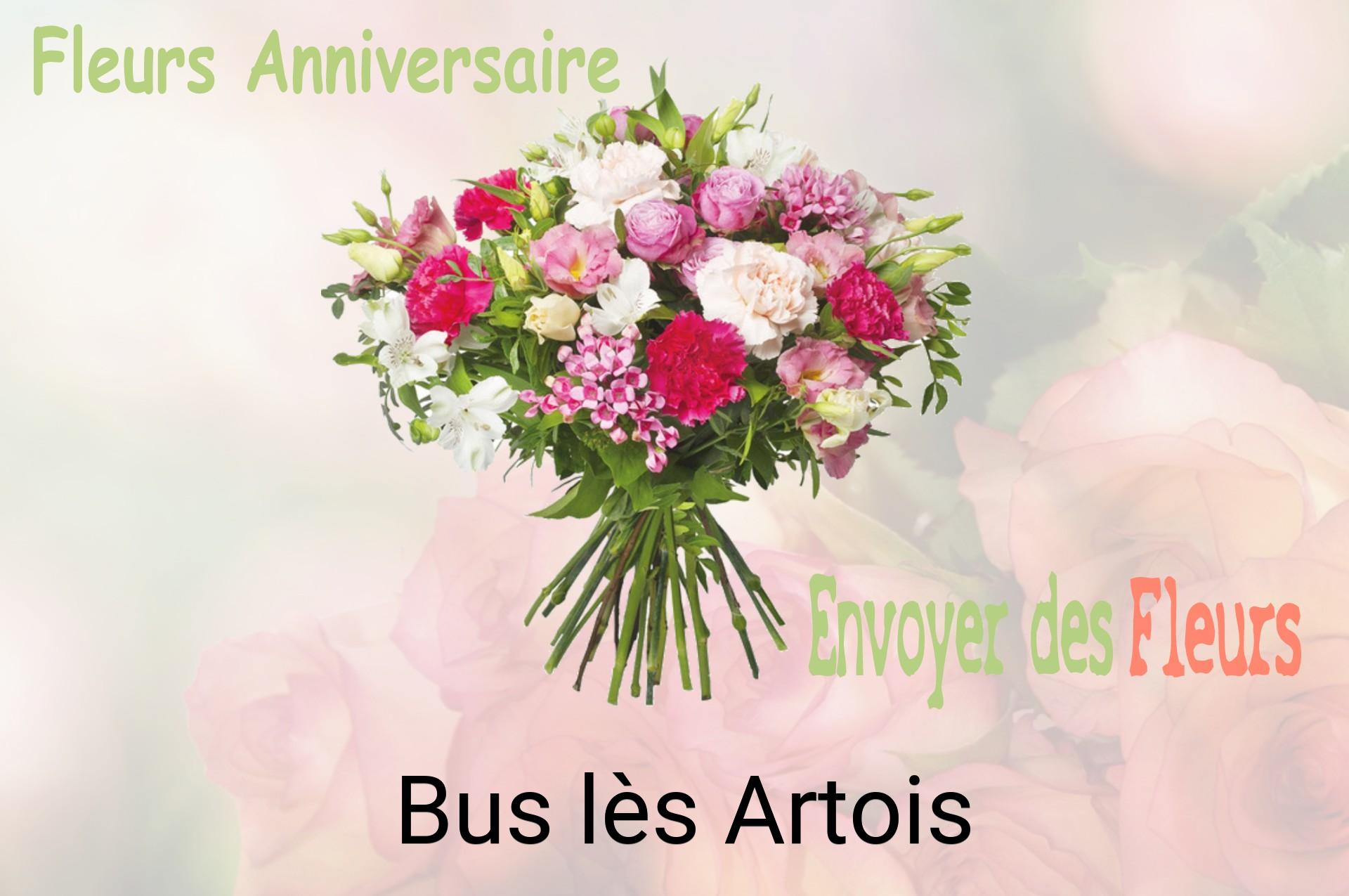Bouquet de fleurs d’anniversaire livré à Bus-lès-Artois
